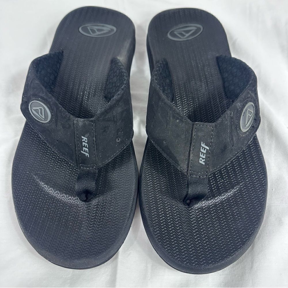 Gently worn Reef Men's Phantom Speed Logo Flip Flop, Brown, 9 M US
